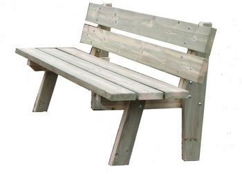 Bancs publics en bois Zurich et Verone